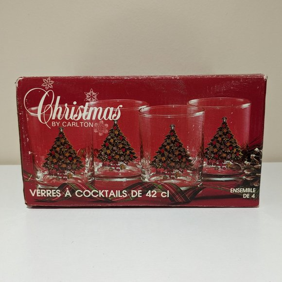 Christmas By Carlton 14 ounce Old-Fashioned Cocktail Glasses and Mug (Set of 40 - Picture 4 of 7